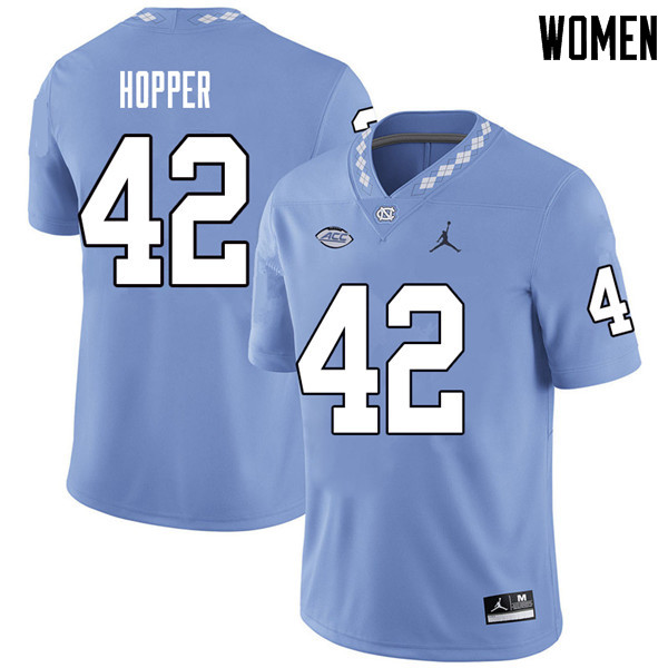 Jordan Brand Women #42 Tyrone Hopper North Carolina Tar Heels College Football Jerseys Sale-Carolina
